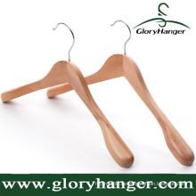 Hanger Factory Venta al por mayor Percha de madera en acabado natural